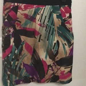 Vintage Abstract Print Pencil Skirt - M main image 1